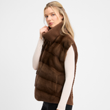 THE MAYLEA VEST BROWN