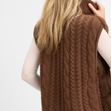 THE MAYLEA VEST BROWN