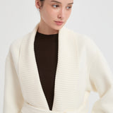 The Ariane Cashmere Jacket Cream