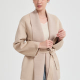 The Ariane Cashmere Jacket Oatmeal