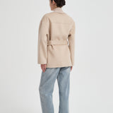 The Ariane Cashmere Jacket Oatmeal