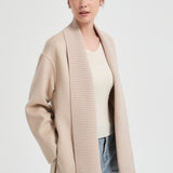 The Ariane Cashmere Jacket Oatmeal