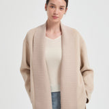 The Ariane Cashmere Jacket Oatmeal