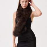 The Nocturne Fox Fur Scarf