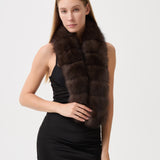 The Nocturne Fox Fur Scarf