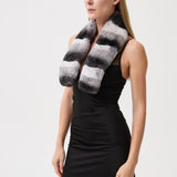The Astrid Rex Rabbit Fur Scarf
