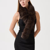 The Nocturne Fox Fur Scarf