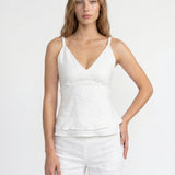 The Amara Linen Top