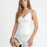The Amara Linen Top
